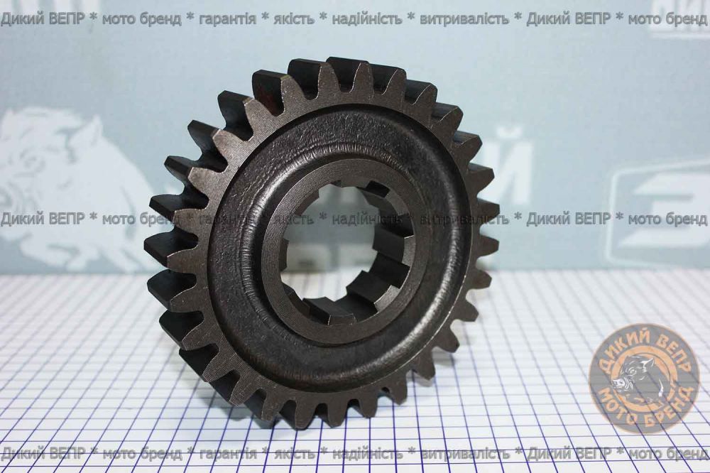 Шестерня Z = 28 (шліци) до тракторної грунтофрези Заря