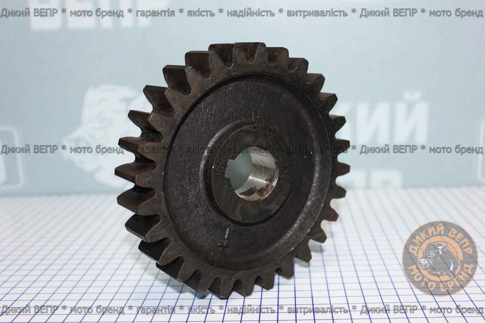 Шестерня Z = 28 (шпонка) до тракторної грунтофрези ЗАРЯ