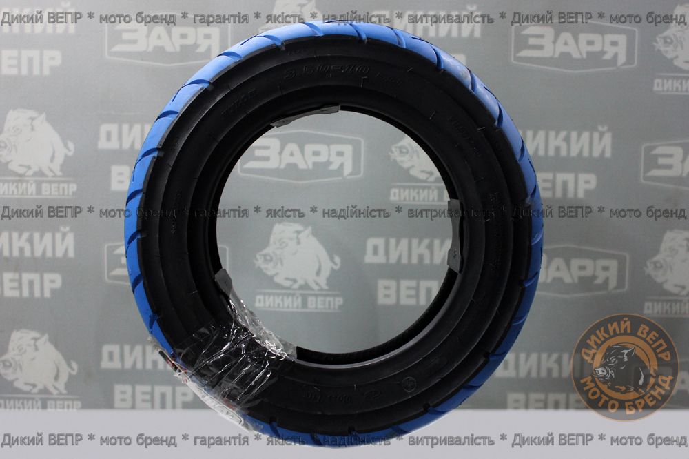 Покришка колеса 3.50-10 6003 Blue синя до скутерів