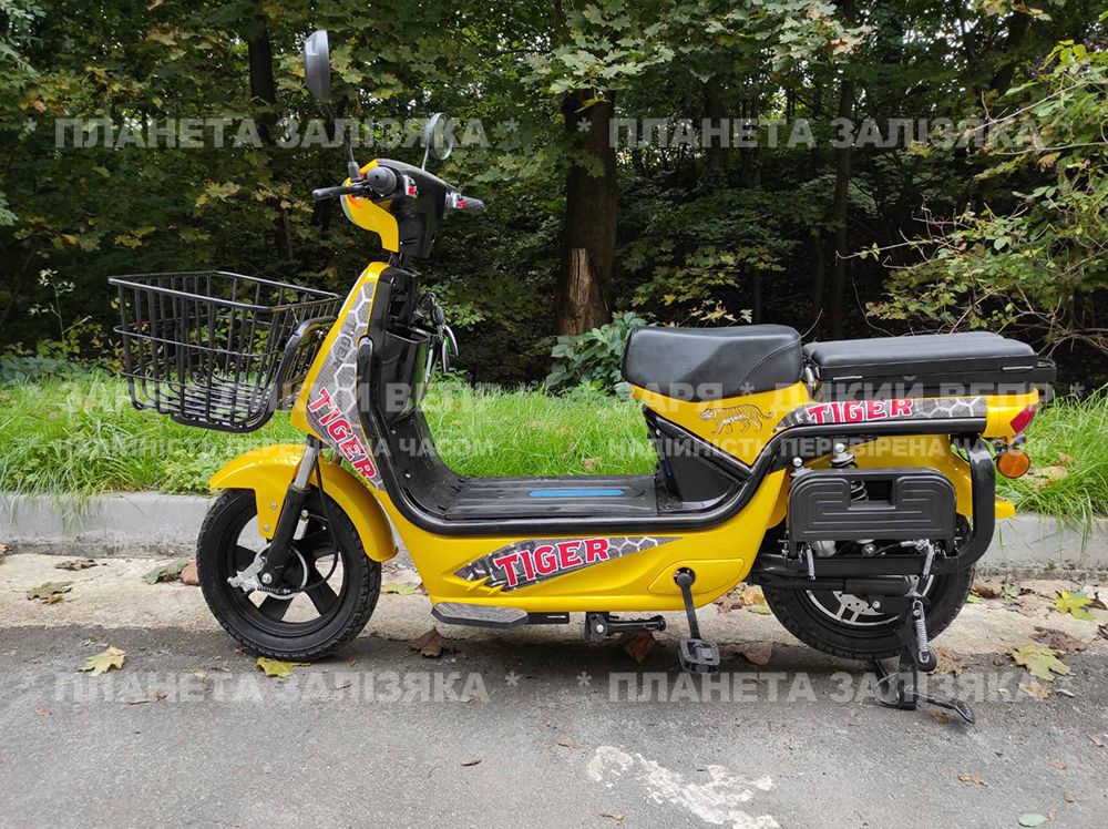 Електровелосипед Zaria Tiger (1500W-60V) жовтий