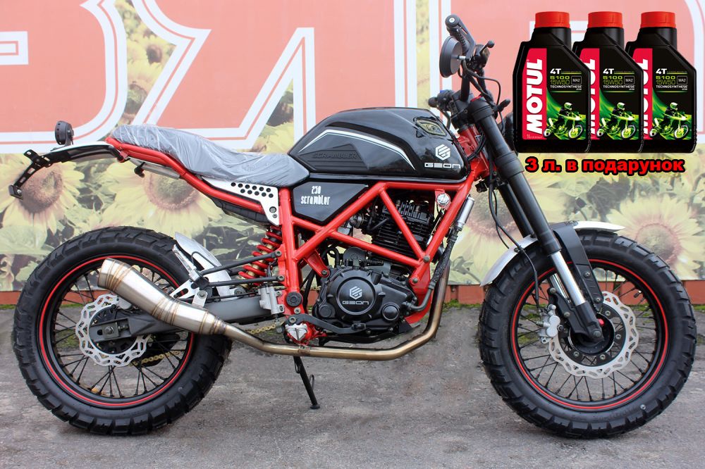 Мотоцикл Geon Scrambler 250 black
