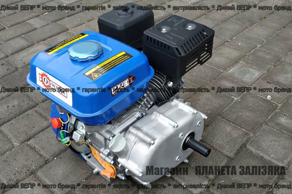 Двигун бензиновий ODWERK DVZ 170F з понижаючим редуктором 1/2