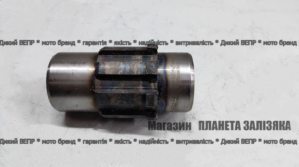 Шлицевой проміжний вал редуктора фрези до тракторної грунтофрези Заря, ДТЗ 1,6-2,0м