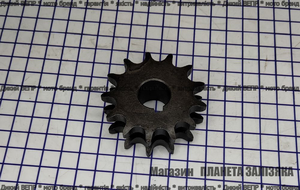 Звездочка двухрядная Z-13/D-17/Шаг 12.7