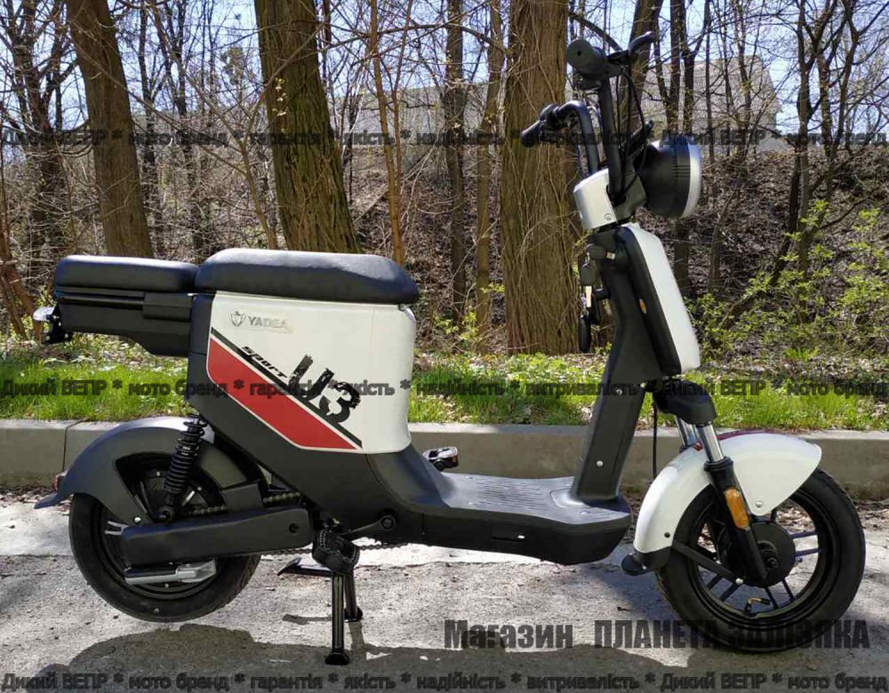 Электроскутер YADEA Sport U3 White (500Вт)