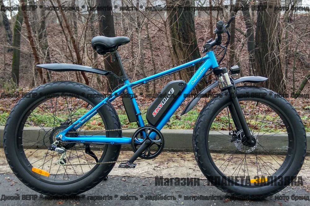 Електровелосипед фетбайк SKYBIKE Calcutta (500W) синій